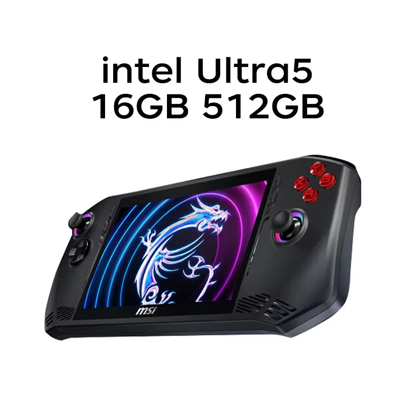 Console Di Gioco Portatile MSI CLAW  Core Ultra5 16G 512G/Ultra7 16G 1TB 7 Pollici 120Hz Wifi7 Libro Da Gioco Portatile