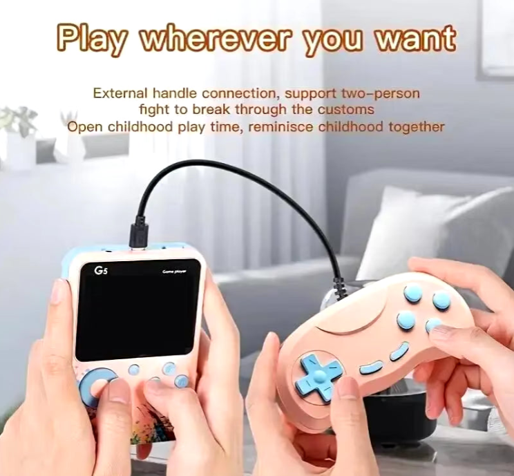 Mini Handheld Game Console Built-In Classic Retro G5 Player