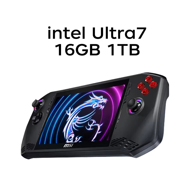 Console Di Gioco Portatile MSI CLAW  Core Ultra5 16G 512G/Ultra7 16G 1TB 7 Pollici 120Hz Wifi7 Libro Da Gioco Portatile